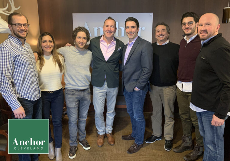Chase Darling, Vice President of Leasing & Site Acquisitions and Gary Miller, Site Acquisitions, at LRC Realty visit Anchor Cleveland!