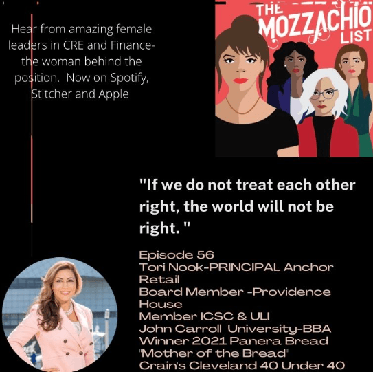 Tori Nook on #TheMozzachioList Podcast!